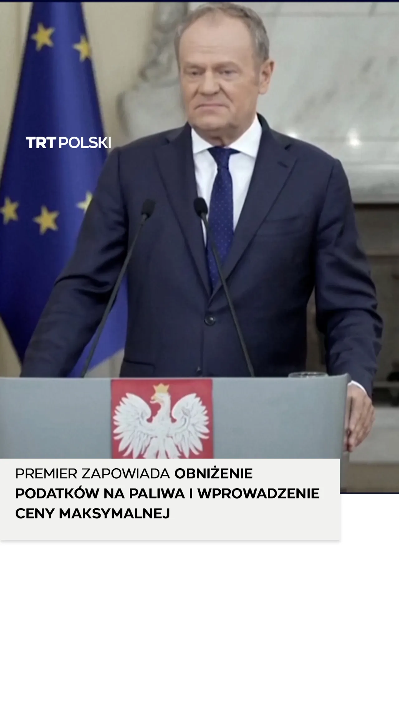 Premier zapowiada obniżenie podatków na paliwa i wprowadzenie ceny maksymalnej