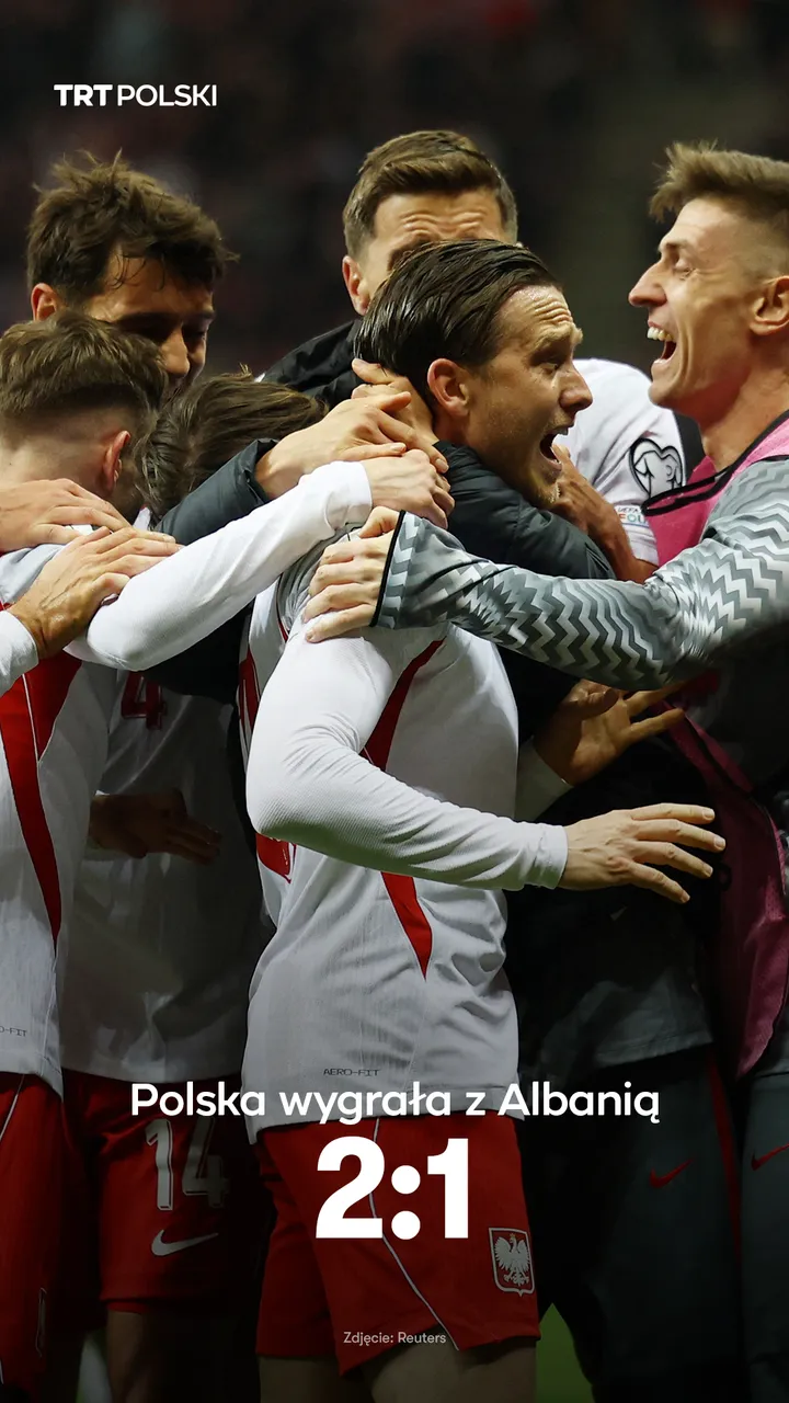 Polska wygrała z Albanią 2:1