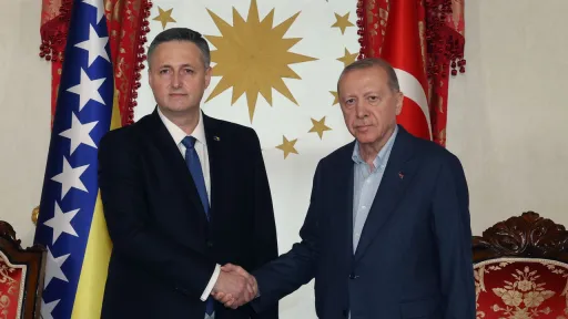 Ärdoğan Denis Beçiroviçnı qabul itte