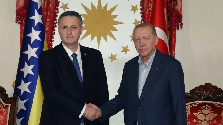 Ärdoğan Denis Beçiroviçnı qabul itte