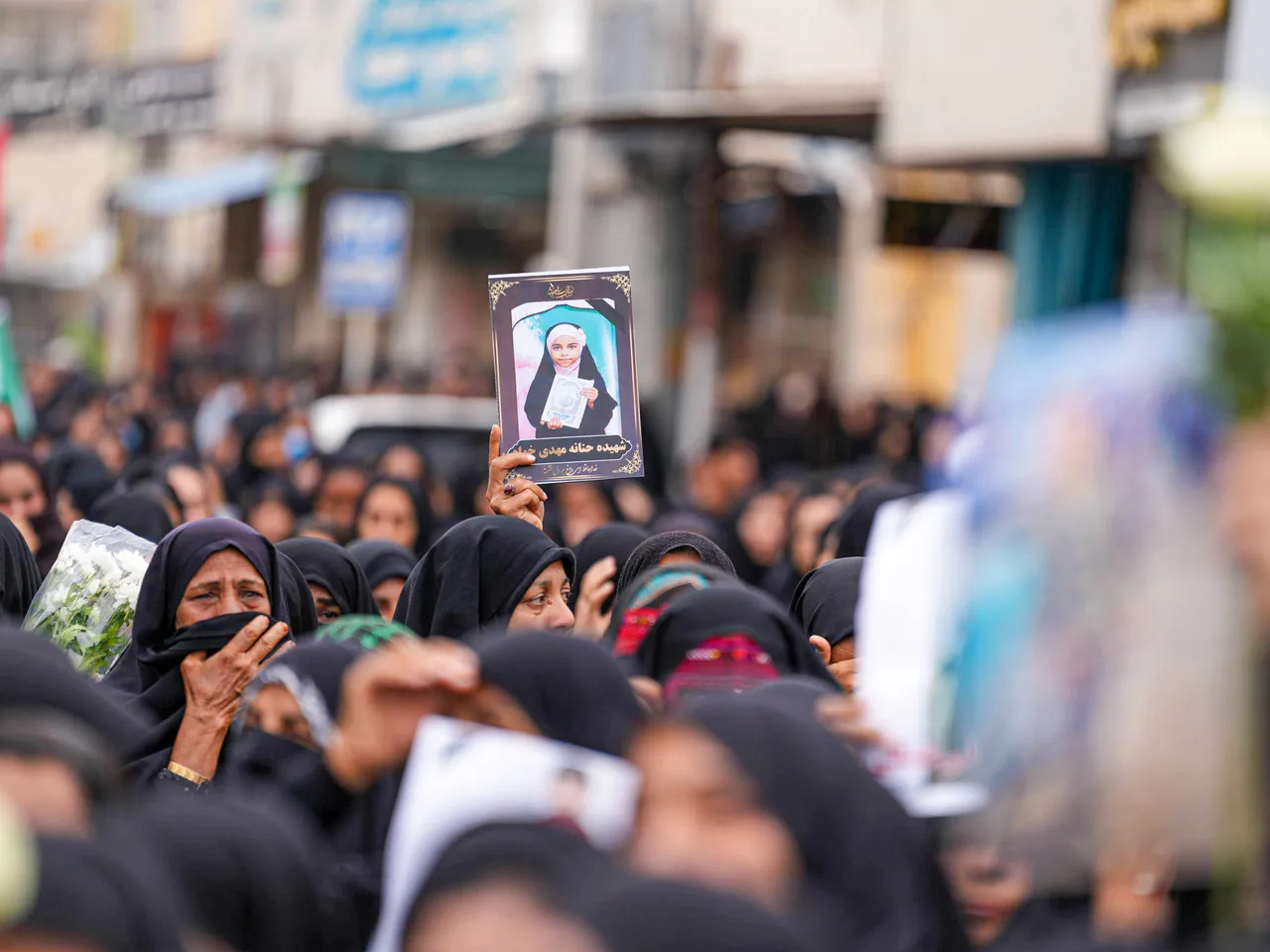 In pictures: Iran holds mass funeral for 165 schoolgirls, staff killed in US-Israeli strike