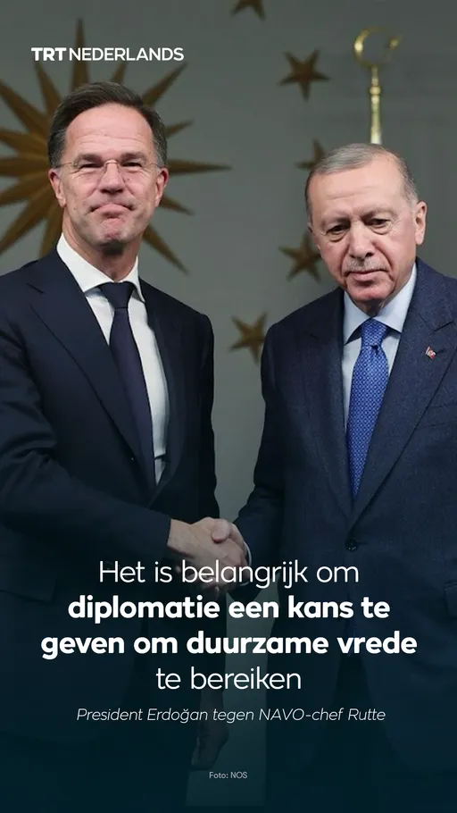 Turkse president en NAVO-chef bespreken regionale en mondiale ontwikkelingen