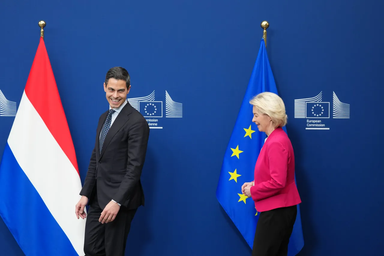 Premier Jetten reist naar Brussel voor ontmoetingen met onder meer Von der Leyen