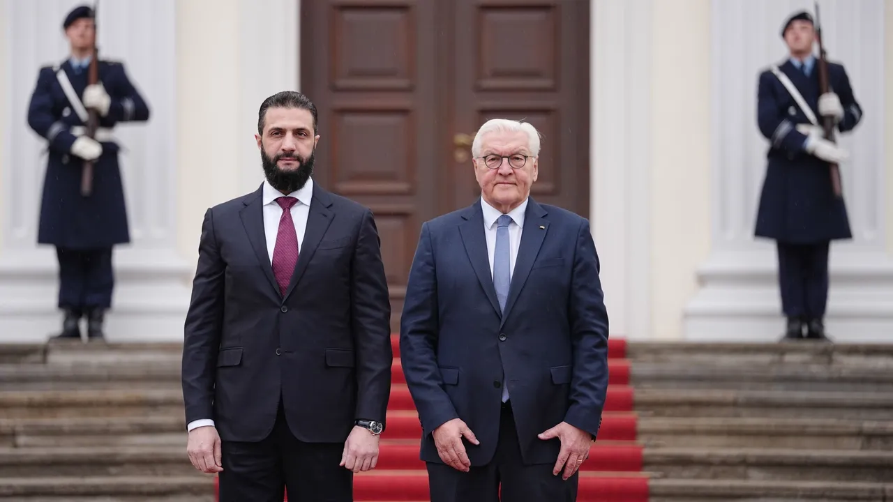 الرئيس الألماني يستقبل نظيره السوري في برلين.. والشيباني يناقش إعادة الإعمار والتطورات الإقليمية