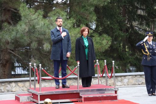 Presidenti i Malit të Zi  Milatoviq në vizitë zyrtare në Maqedoninë e Veriut