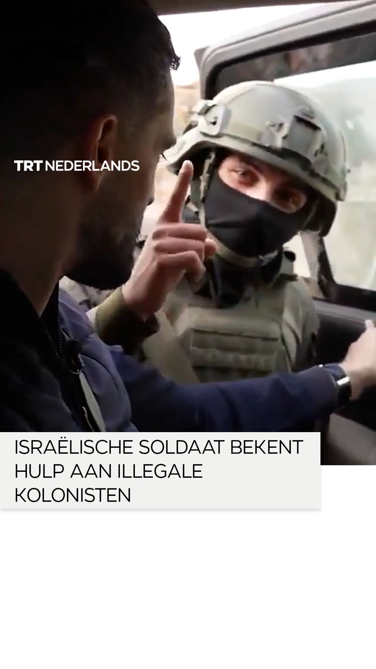 Israëlische soldaat weerspiegelt ideologie van kolonisten in gesprek met CNN-journalist