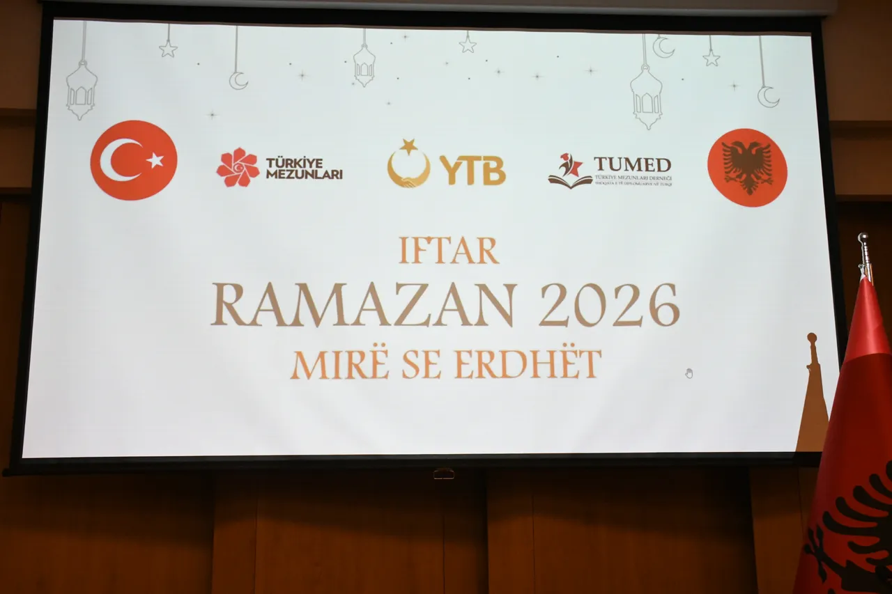 TUMED-i në bashkëpunim me YTB-në organizon program iftari në Tiranë