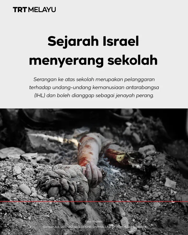 Sejarah Israel menyerang sekolah, pelajar