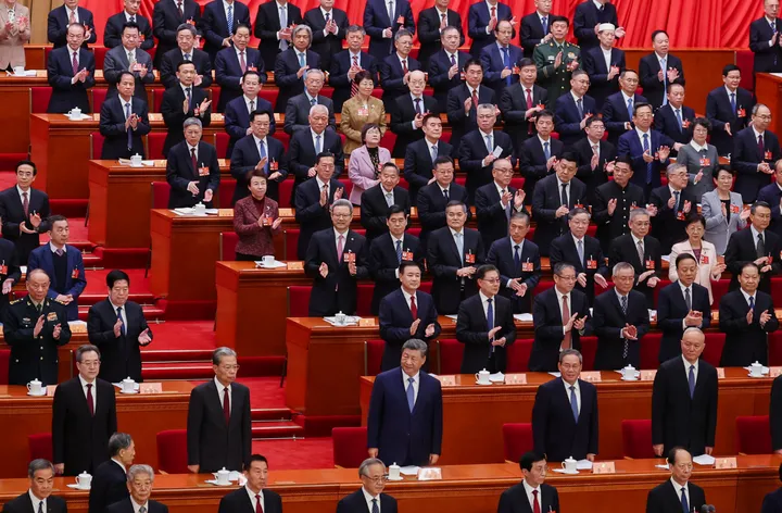 China begins grand political meetings to outline five-year growth plan