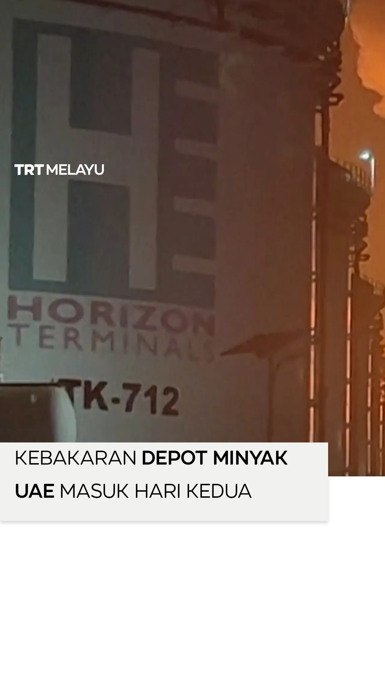 Kebakaran depot minyak UAE masuk hari kedua