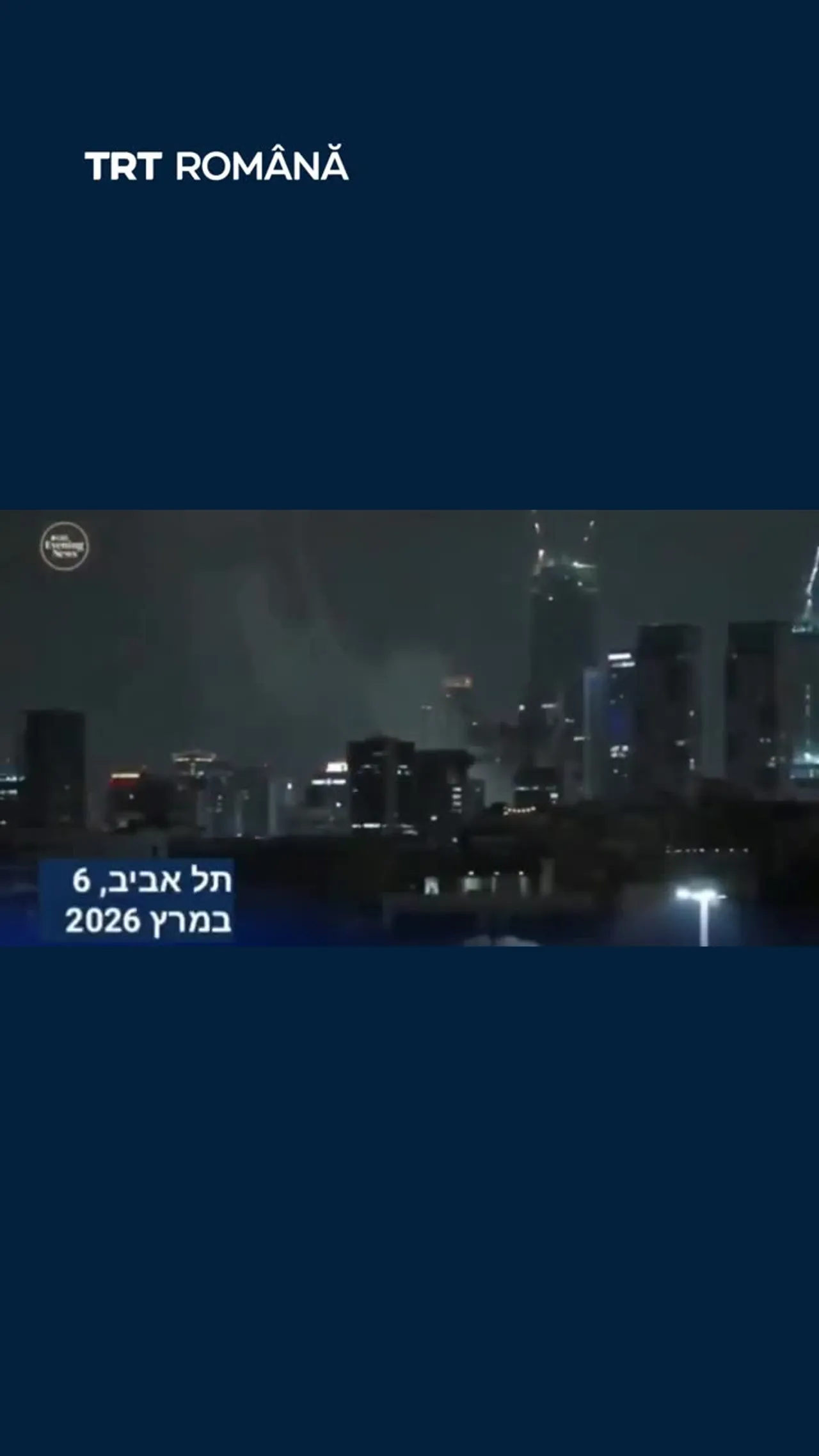 O explozie majoră în Tel Aviv pe măsură ce atacurile de represalii ale Iranului continuă