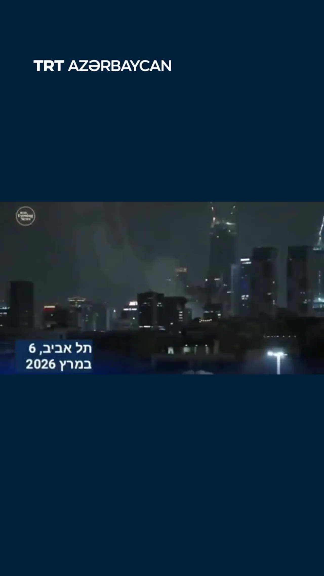 İranın qisas hücumları davam edərkən Tel-Əvivdə böyük bir partlayış baş verdi