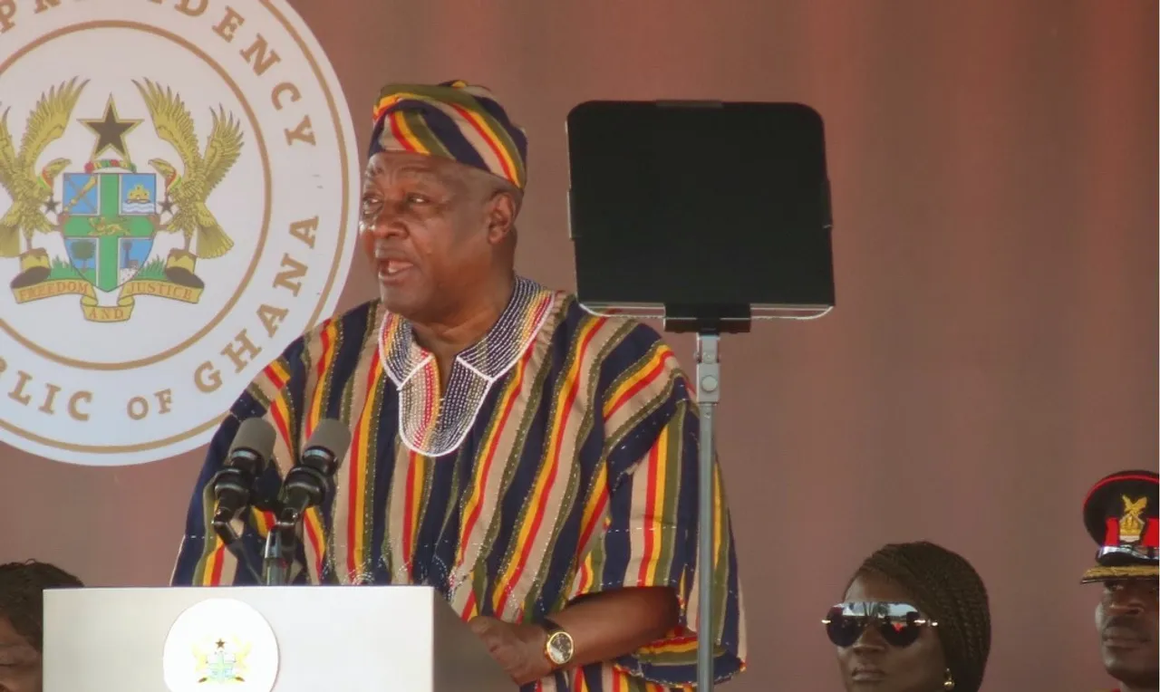 Ghana's Mahama pays tribute to Nkrumah on Independence Day anniversary