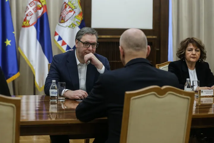 Vučić sa Alenom Berseom o reformama, regionu i geopolitičkim tenzijama
