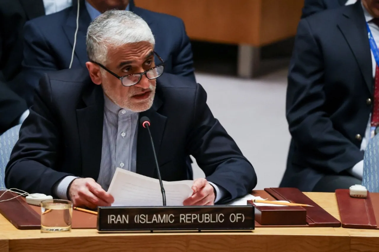  Iran's UN envoy says 1,332 Iranian civilians killed in war