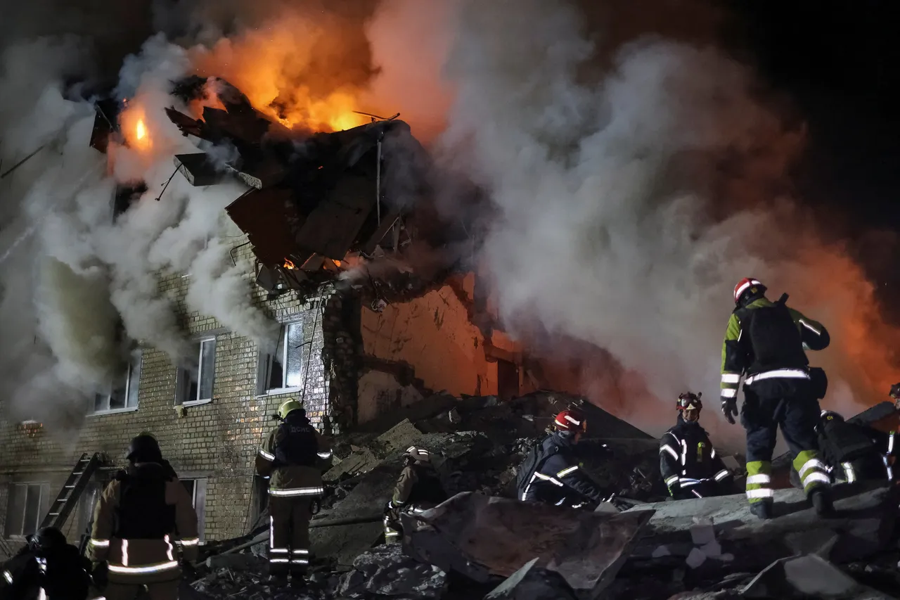 Russian strike on Kharkiv apartment block kills multiple people