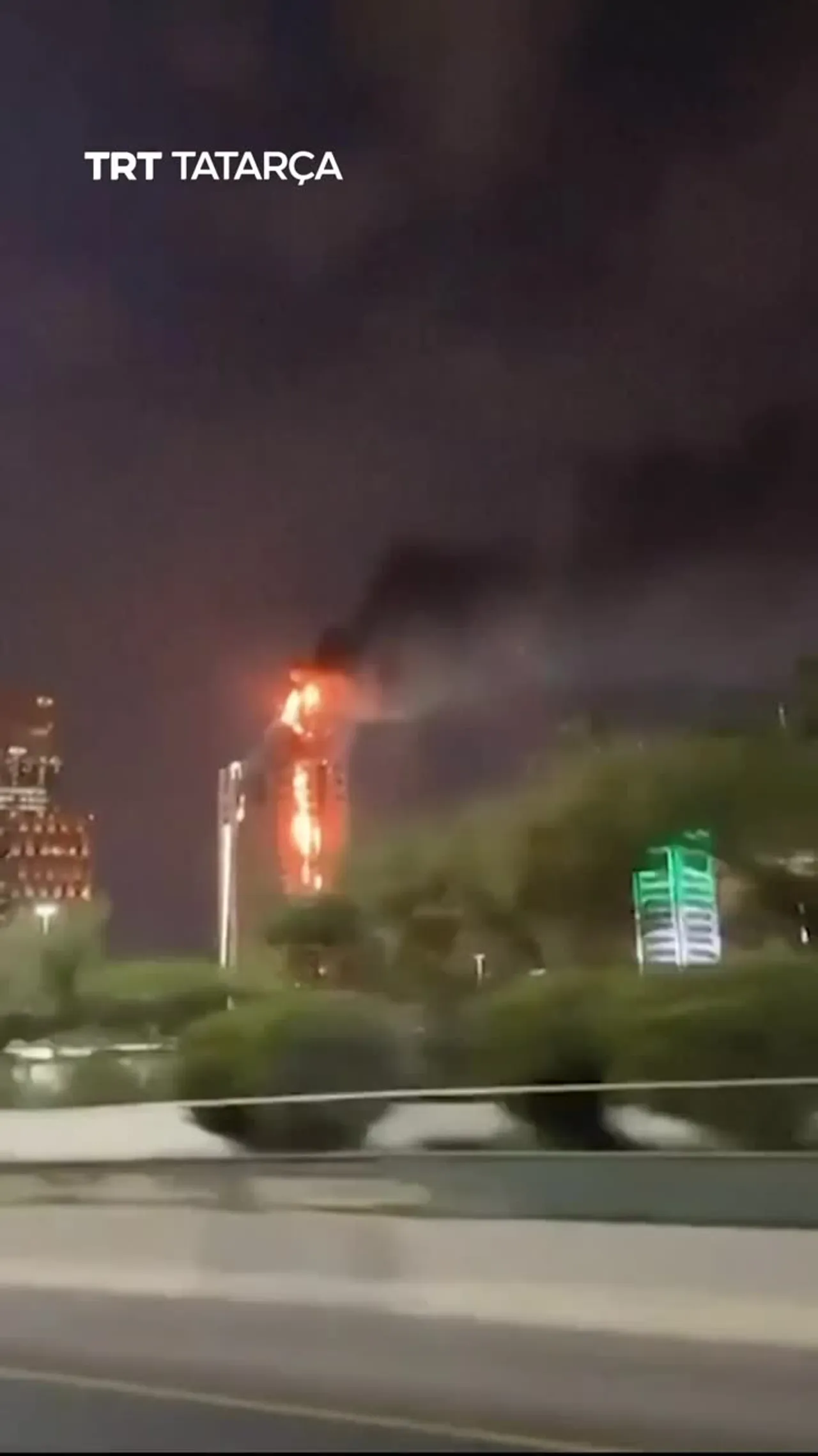 Küväyttä dron xökümät binasına bärelde