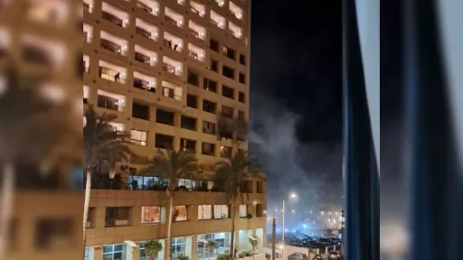 4 قتلى و10 جرحى في غارة للاحتلال على فندق ببيروت في استهداف لفيلق القدس