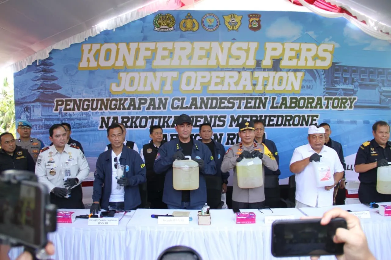BNN bongkar laboratorium narkoba mephedrone yang dikendalikan warga Rusia di Bali