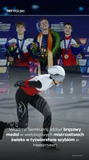 Władimir Semirunnij zdobył brązowy medal w wielobojowych mistrzostwach świata w łyżwiarstwie szybkim