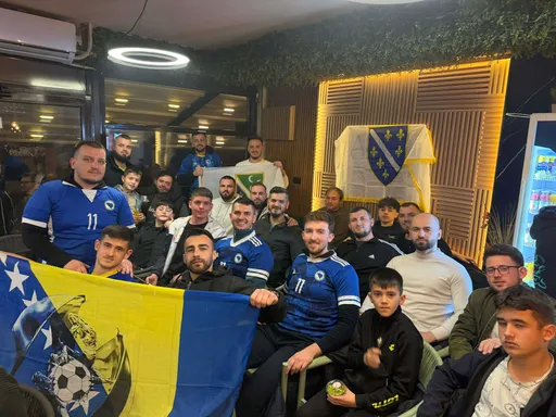 Пласманот на Босна и Херцеговина на Светското првенство 2026 се славеше и во Скопје