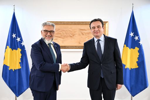 Kryeministri Kurti pret në takim shefin e Misionit të EULEX it