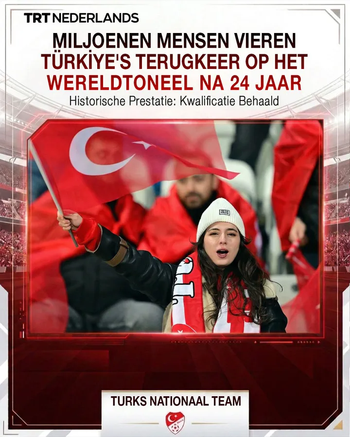 Miljoenen vieren Türkiye’s terugkeer naar WK na 24 jaar