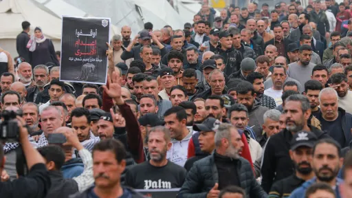 Palestinians rally in Gaza against Israeli execution law targeting prisoners