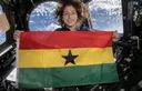 From Accra to the moon: Astronaut Koch waves Ghana flag on space mission