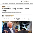 WSJ asks a question about Iran. But it sounds more like arrogance and here’s why.