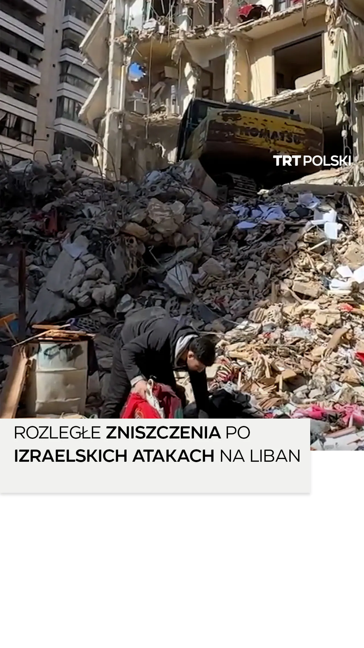 Następstwa izraelskich ataków ukazują rozległe zniszczenia w Libanie