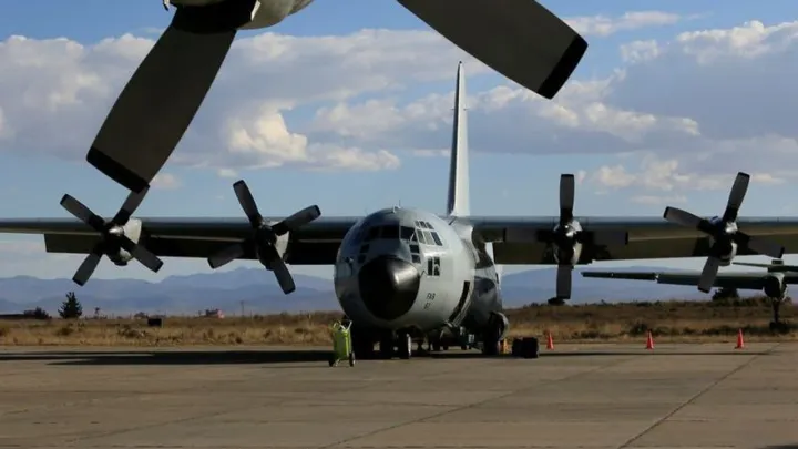 Man attacks US military aircraft with axe, causing damage in Ireland