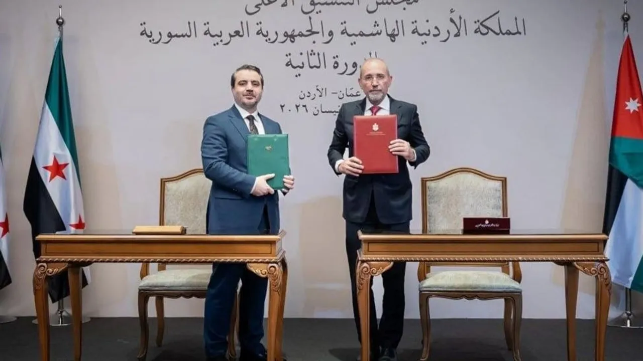 ضمت 21 قطاعاً.. الأردن وسوريا يوقعان 10 اتفاقيات في "أكبر اجتماع" بين البلدين