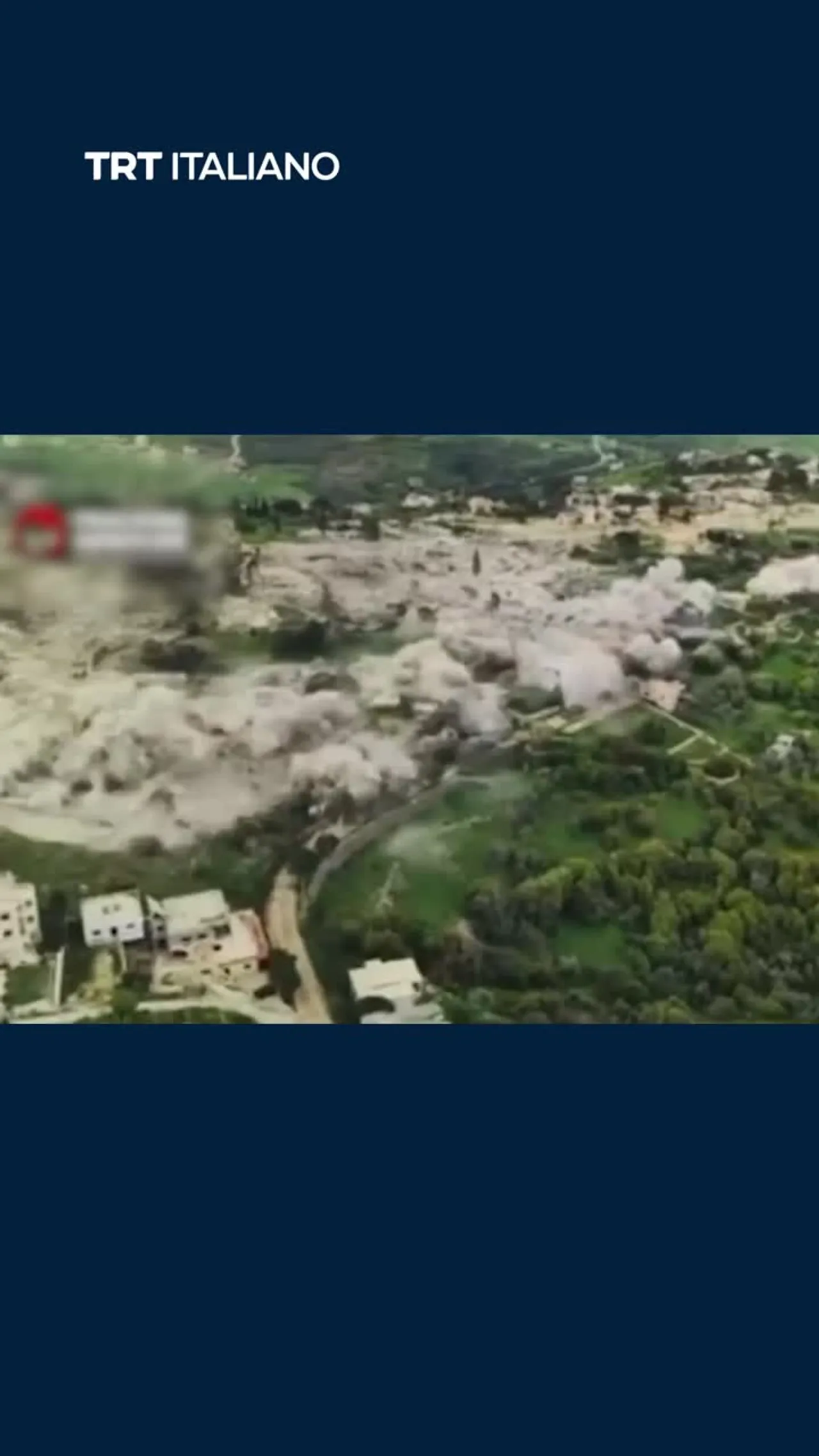 Israele ha raso al suolo un villaggio libanese per una cosiddetta zona cuscinetto