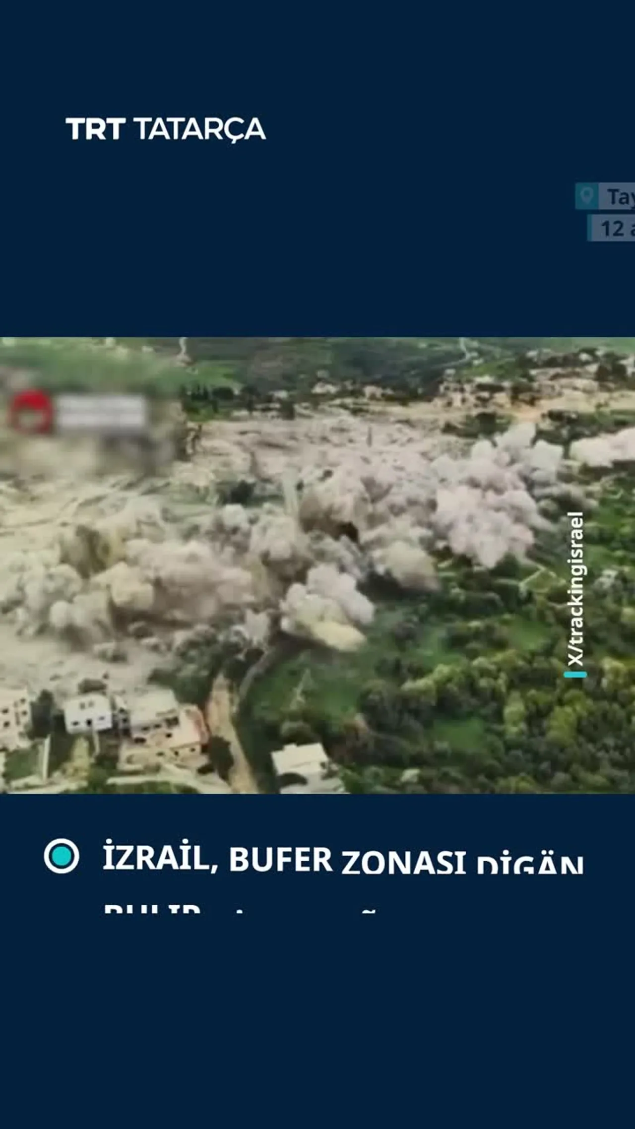 İzrail, bufer zonası digän bulıp, Livannıñ ber awılın cir belän tigezläde