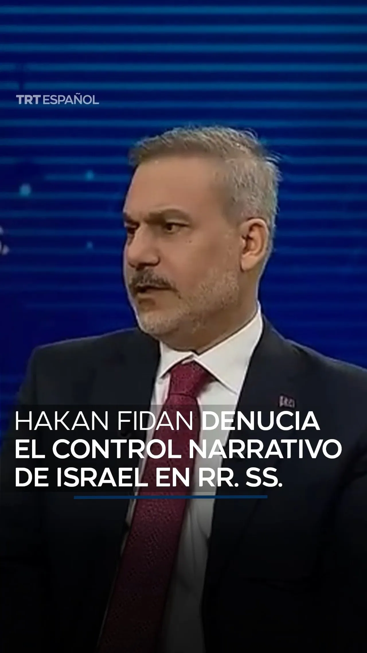Hakan Fidan denucia el control narrativo de Israel en RR.SS.