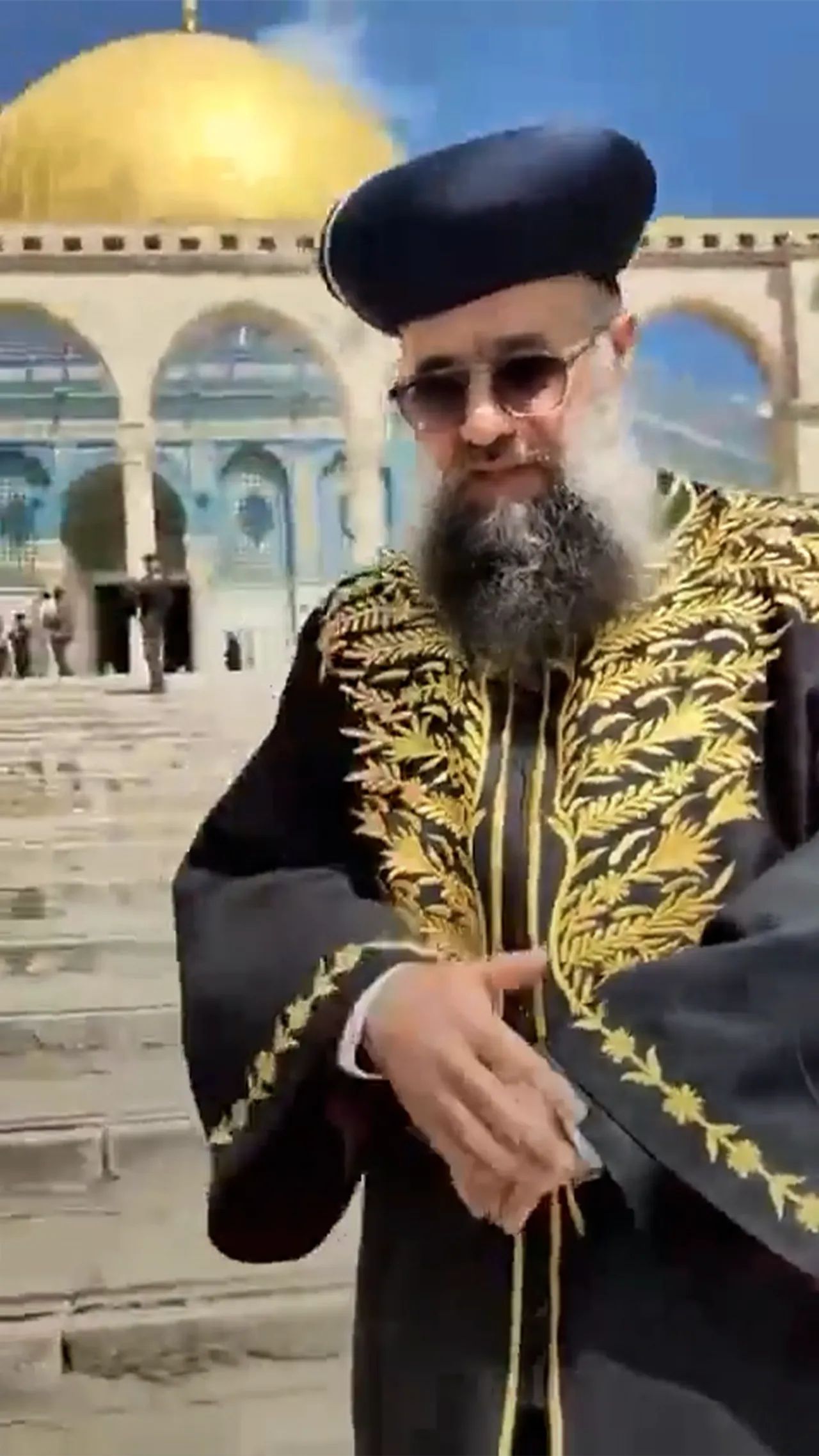 Rabi Israel ekstremis melakukan ritual di Al-Aqsa