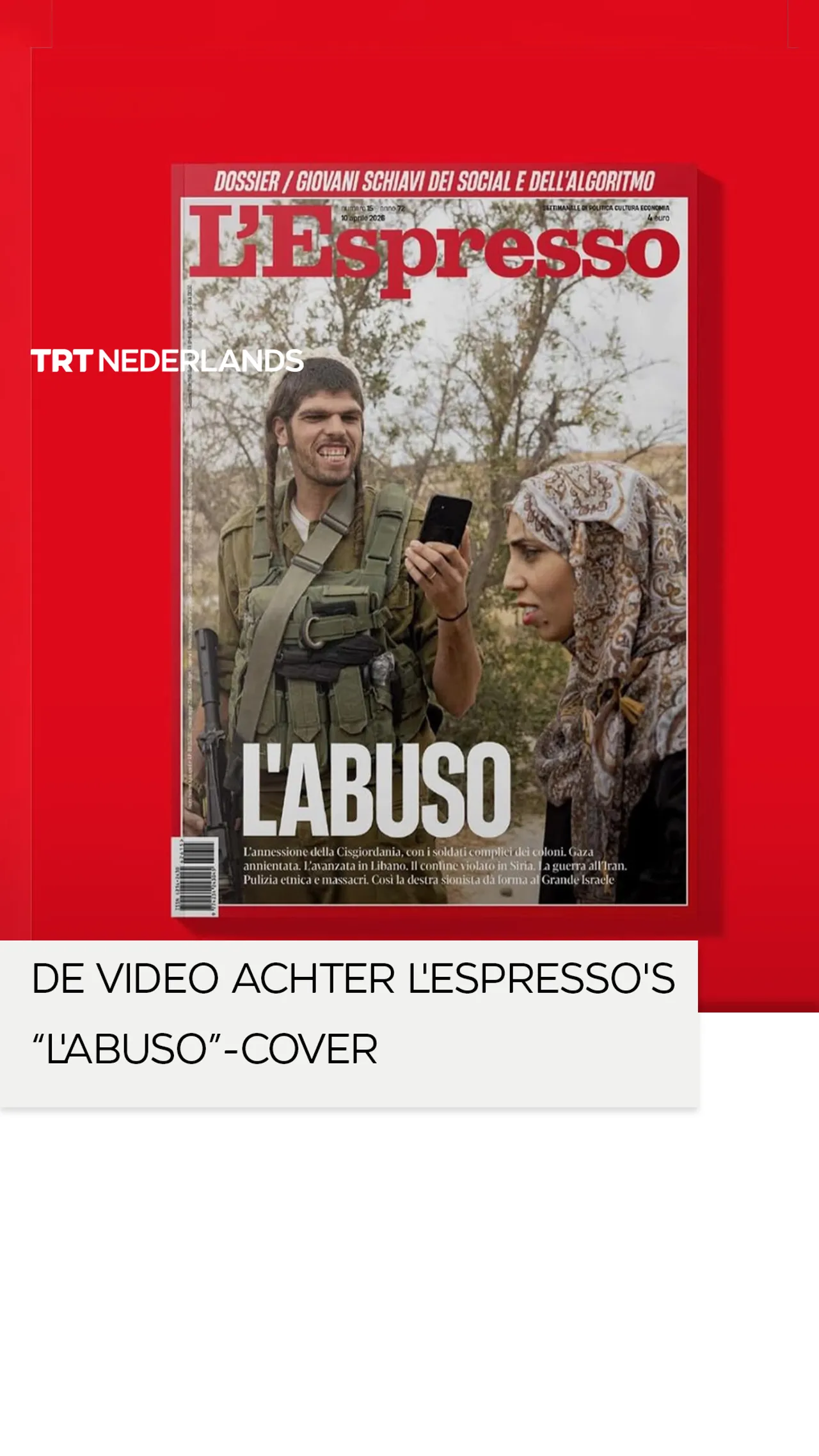 Italiaans tijdschrift geeft video vrij na beschuldiging Israëlische ambassadeur van vooroordelen