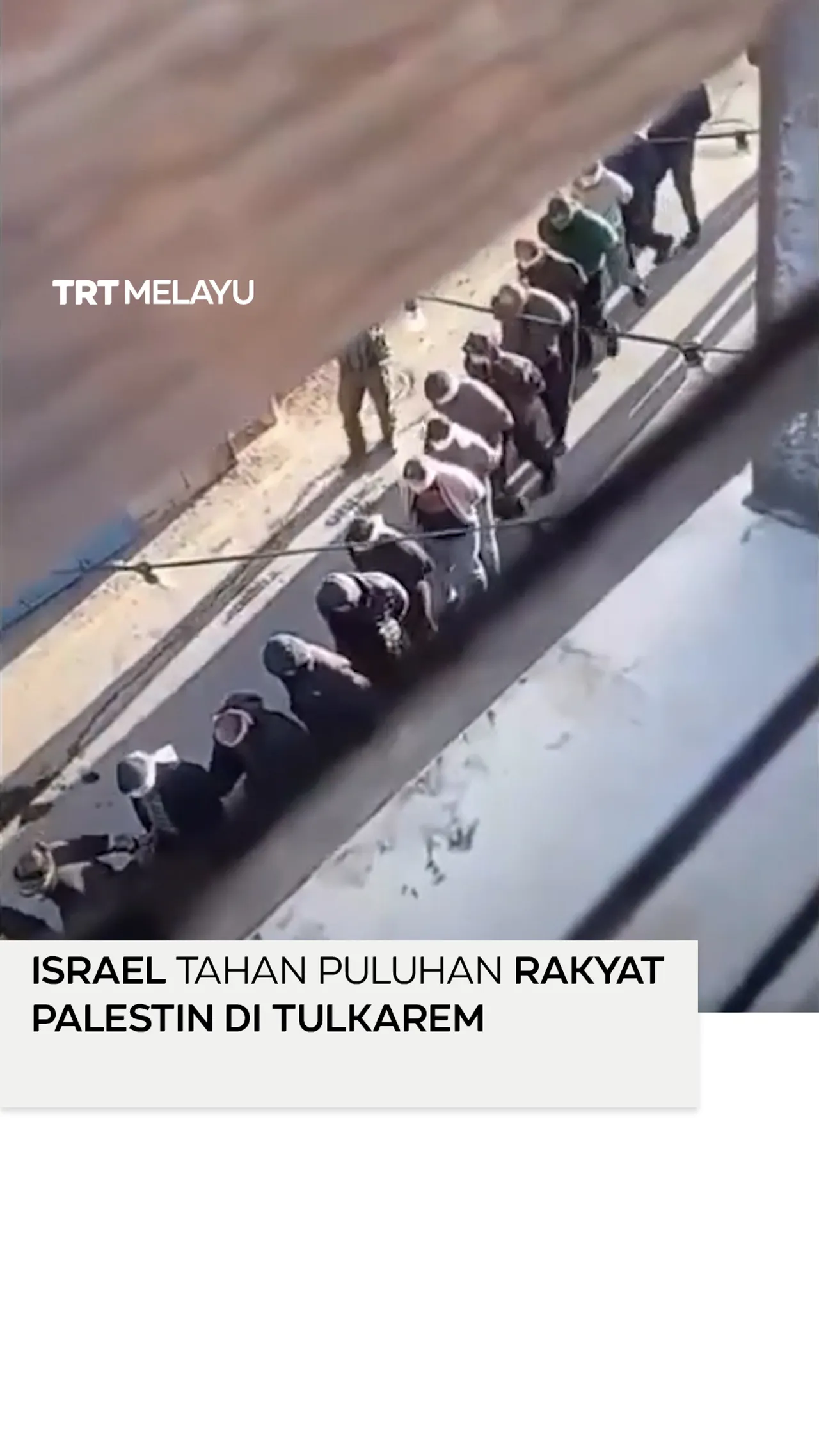 Israel tahan puluhan rakyat Palestin di Tulkarem