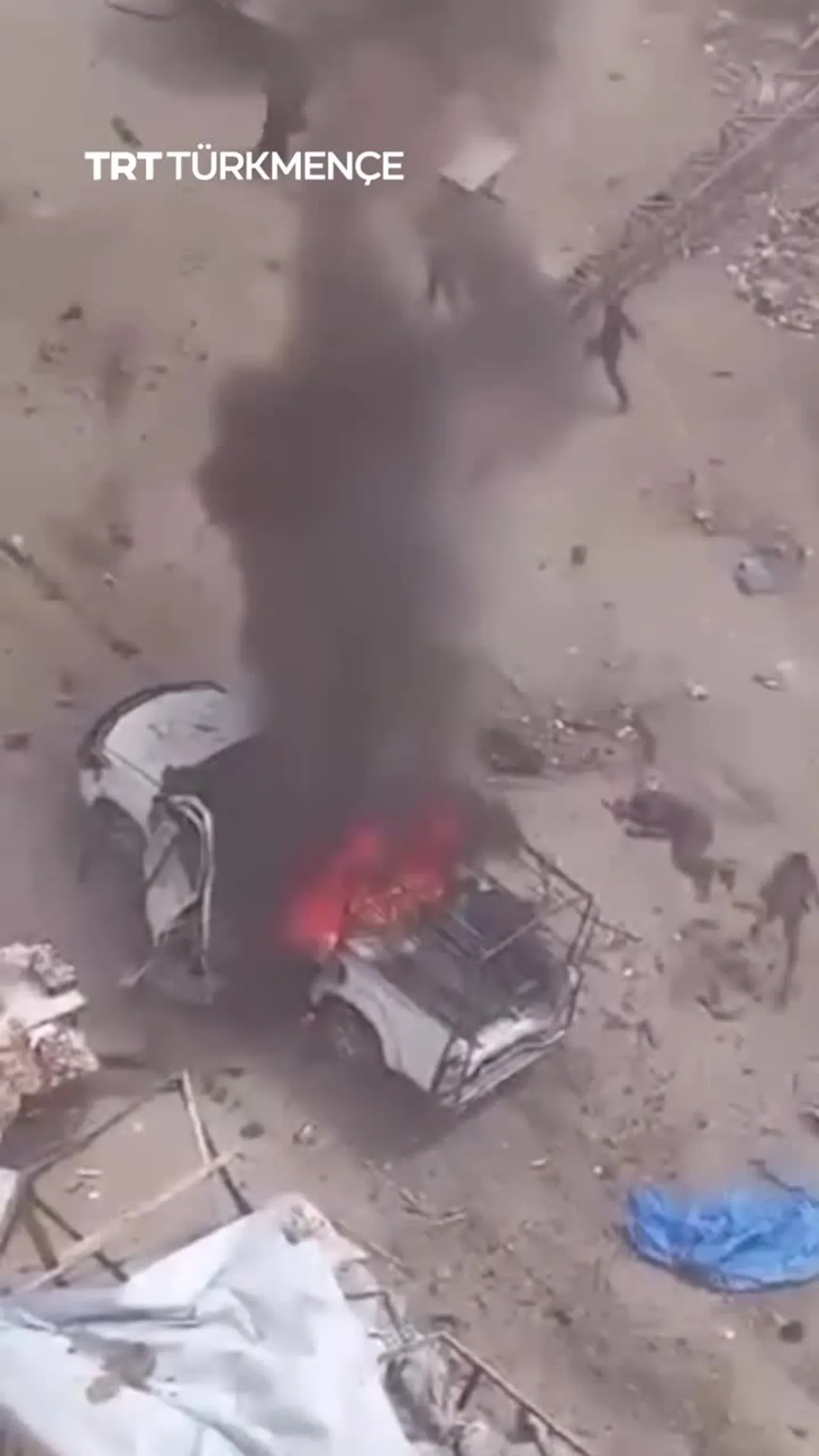 Ysraýylyň howpsuzlyk güýçleriniň Gazada polis ulagyna guran hüjüminde 1-i çaga 4 adam ýogaldy