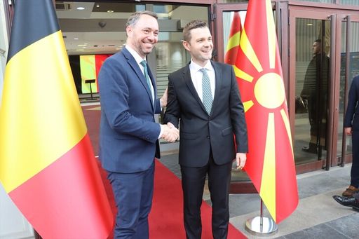 Kryediplomati belg në Shkup  Belgjika mbështet fuqishëm rrugën e Maqedonisë së Veriut drejt BE së