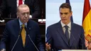 Presidente Erdogan elogia a Pedro Sánchez por su “postura firme” ante las amenazas de Israel