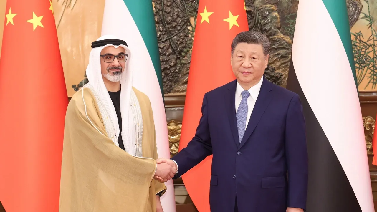 شی جین‌پینگ در دیدار با ولیعهد ابوظبی طرح صلح چهار ماده‌ای برای خاورمیانه ارائه کرد