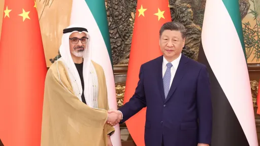 شی جین‌پینگ در دیدار با ولیعهد ابوظبی طرح صلح چهار ماده‌ای برای خاورمیانه ارائه کرد