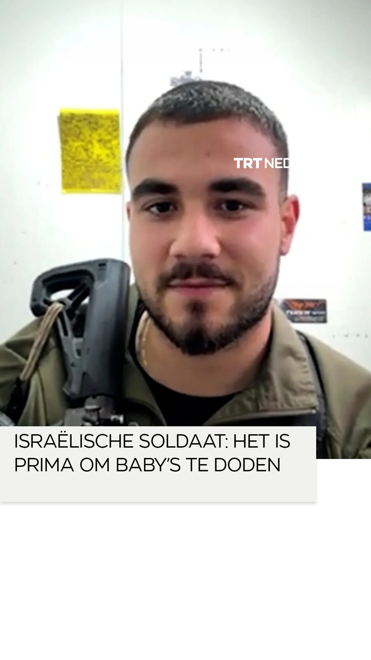 Israëlische soldaat pocht trots tijdens livestream over doden van baby’s
