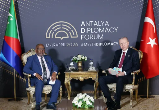 Turkish President Erdogan meets leaders of Slovenia, Comoros, DRC at Antalya Diplomacy Forum