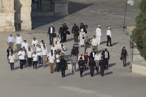 Scores of Israeli occupiers storm Al-Aqsa Mosque under heavy police protection