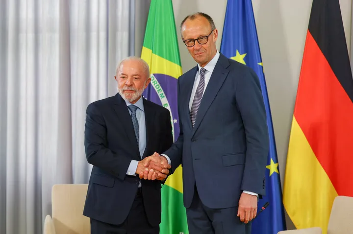 Merz empfängt Lula - und würdigt Mercosur-Abkommen