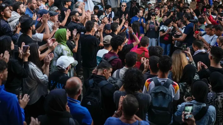 Moroccans protest Israel death penalty law at pro-Palestinian rally