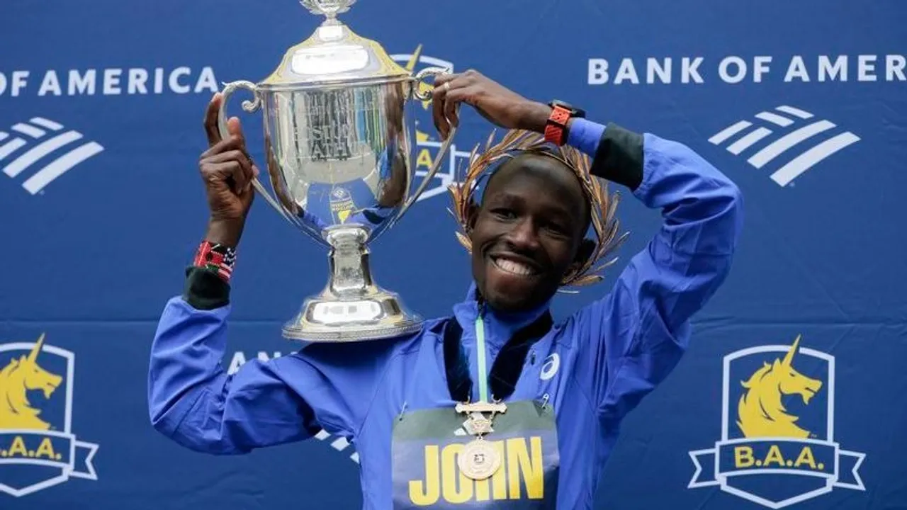 Kenya's Korir shatters Boston Marathon course record as compatriot wins women's race